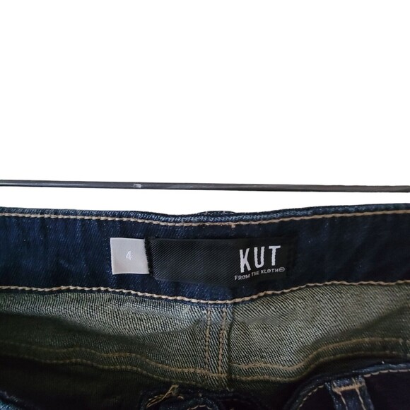 Kut From The Kloth Jeans Catherine Boyfriend Mid Rise‎ Denim Blue Size 4 - Picture 6 of 6